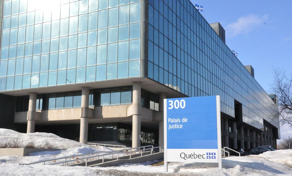 Palais de justice de Québec en hiver