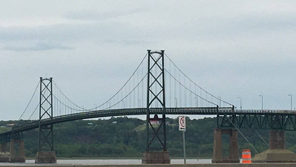 Le pont de l’Île d’Orléans, à Québec