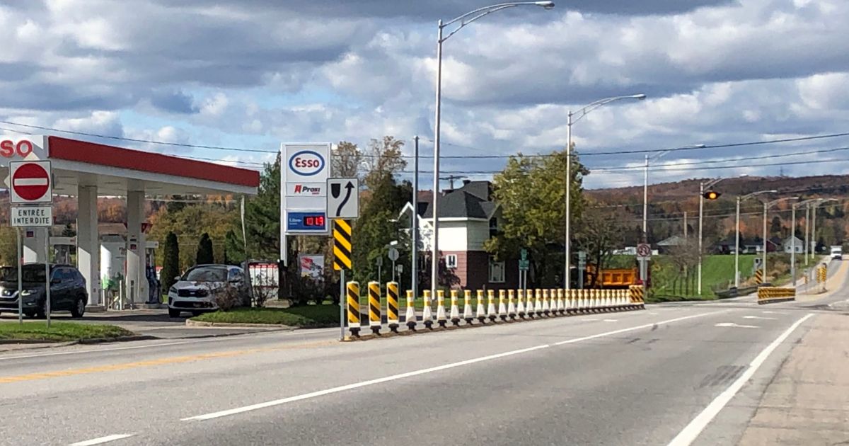 Patience avant le réaménagement permanent de la route Fossambault