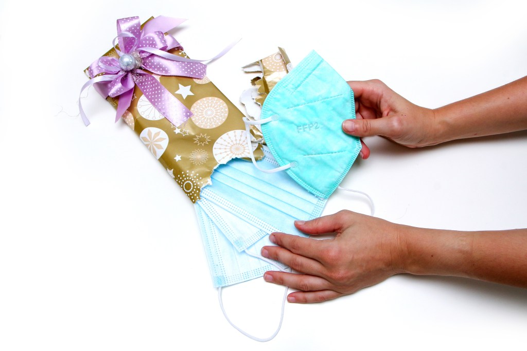 Coronavirus Covid masque Noël