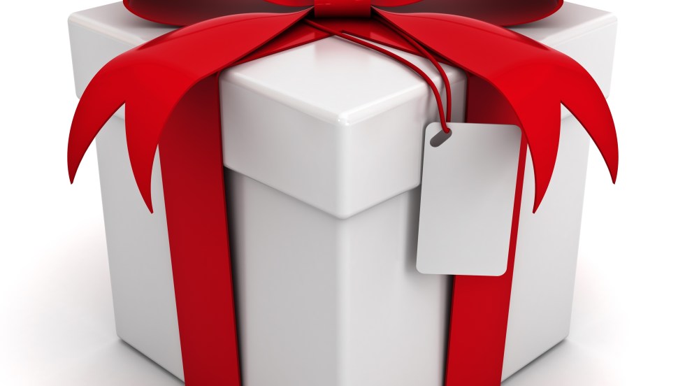 cadeau ruban Noël