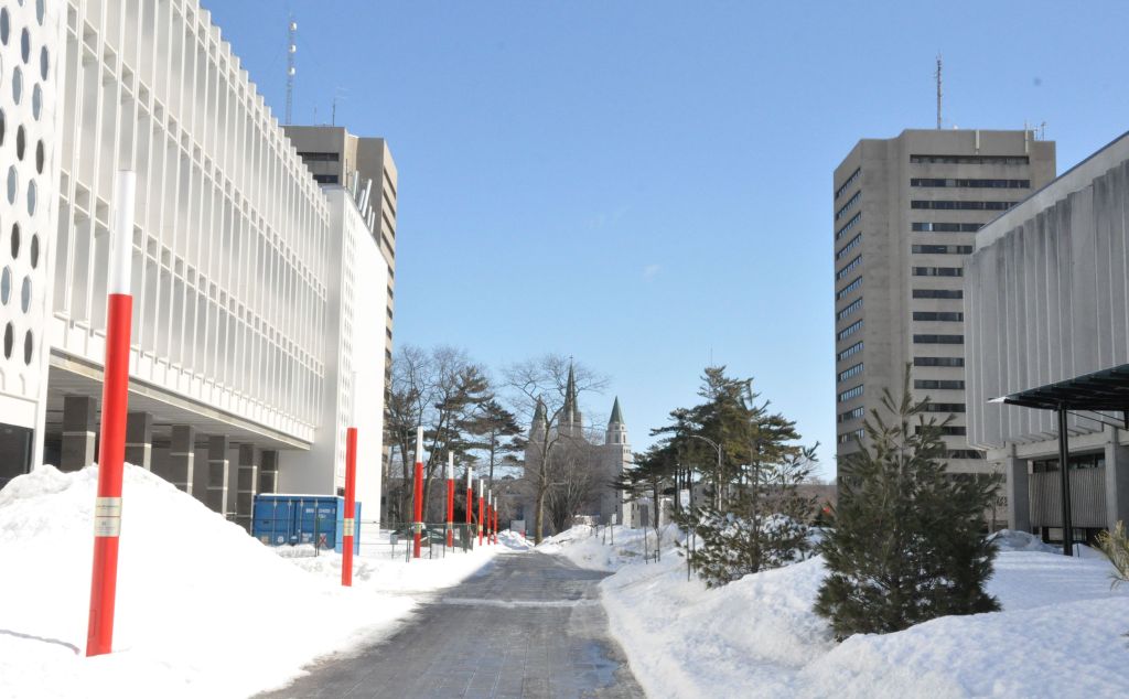 Campus Université Laval en hiver