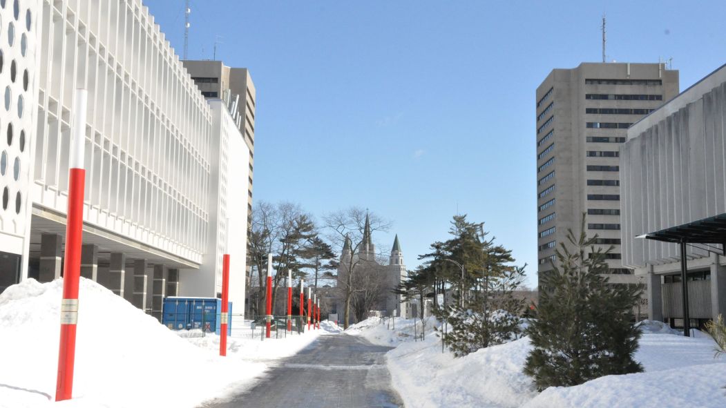 Campus Université Laval en hiver