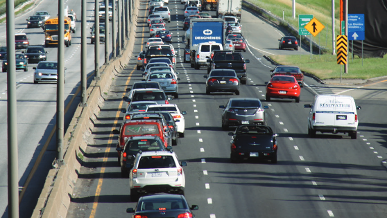 Une autoroute de la région de Québec