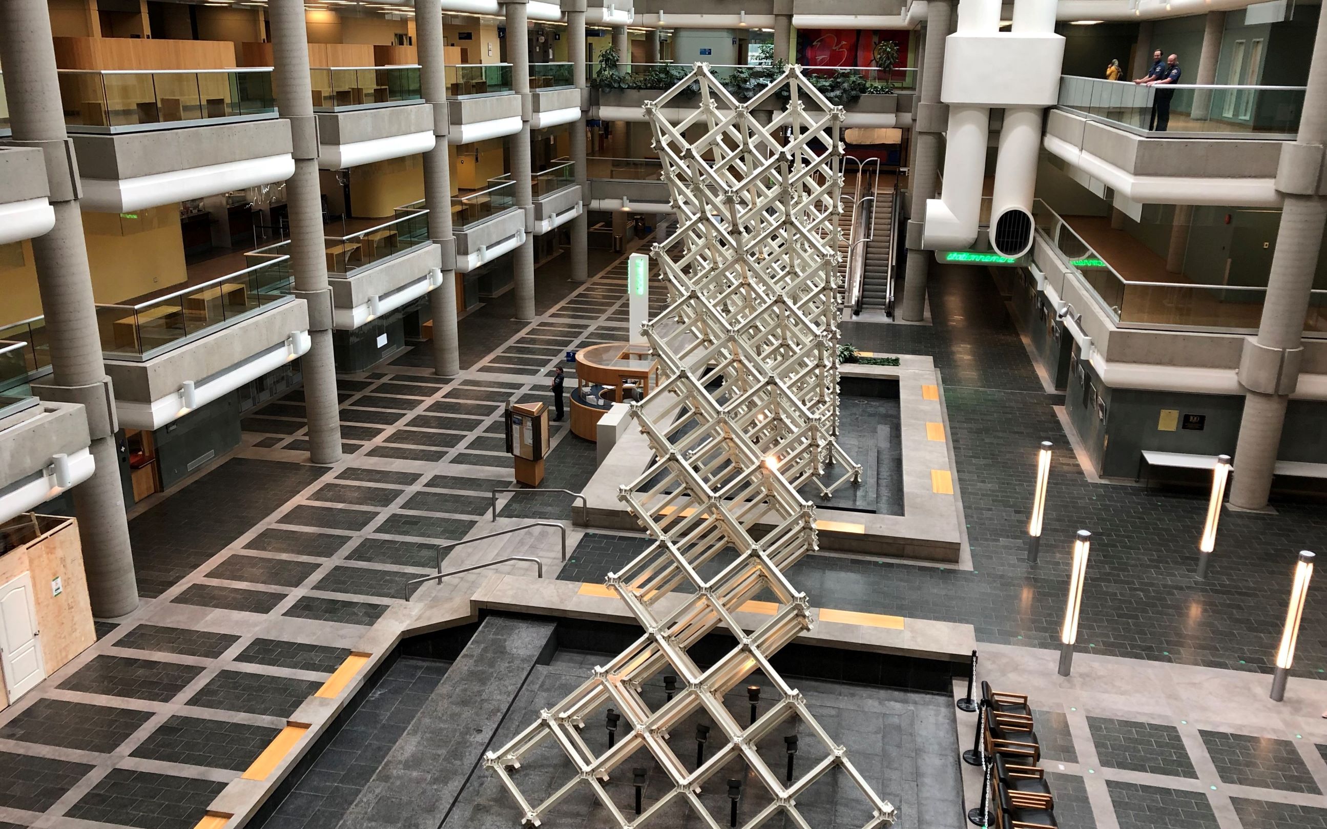 Palais de justice de Québec hall intérieur