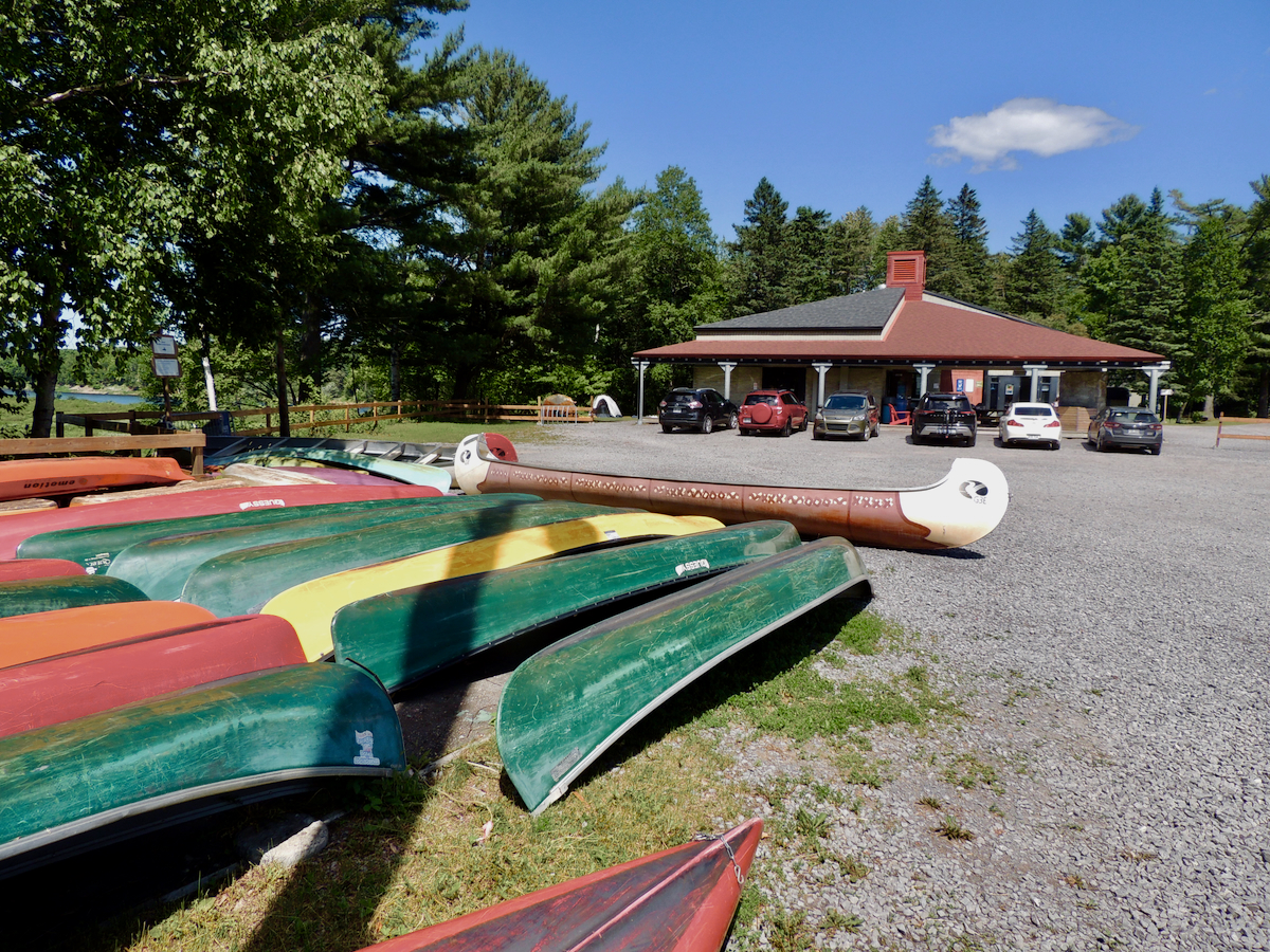 La location d'embarcation est possible au Centre de Plein Air de Beauport