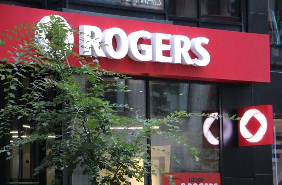 Un magasin de l'entreprise de télécommunications Rogers