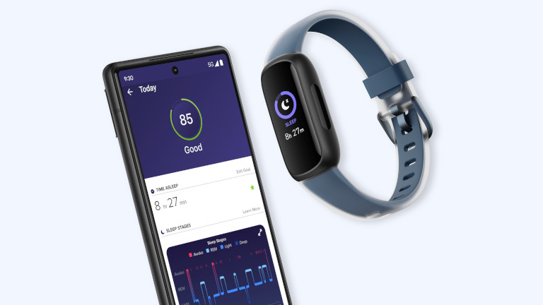 Le bracelet d'activité Fitbit Inspire 3 est directement lié à l'appli Fitbit sur laquelle on peut lire nos données enregistrées. Fitbit Inspire 3 application mobile