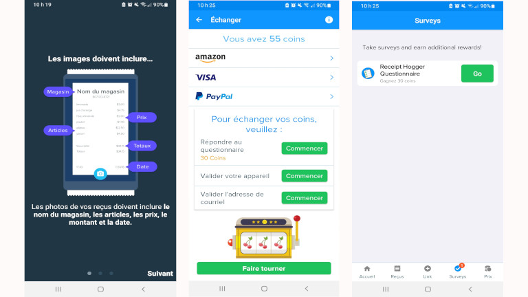 application receipt hog coupons rabais cartes-cadeaux &eacute;conomiser circulaire