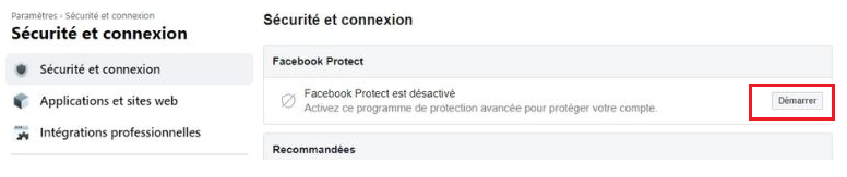 comment v&eacute;rifier activation facebook protect ordi