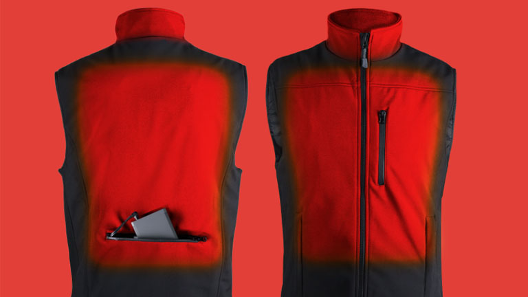 veste chauffante ewool rechargeable Qu&eacute;bec simple rapide efficace couvrant