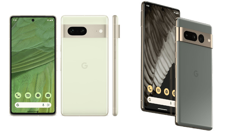 Diff&eacute;rence Google Pixel 7 et 7 Pro
