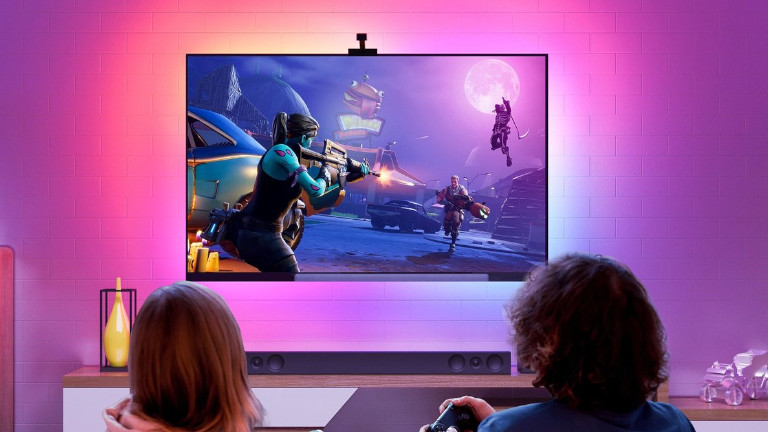 Les lumières interactives de Govee se synchronisent aux images de notre téléviseur, que ce soit un film, jeux vidéo ou de la musique. Govee Immersion Wi-Fi TV Backlights