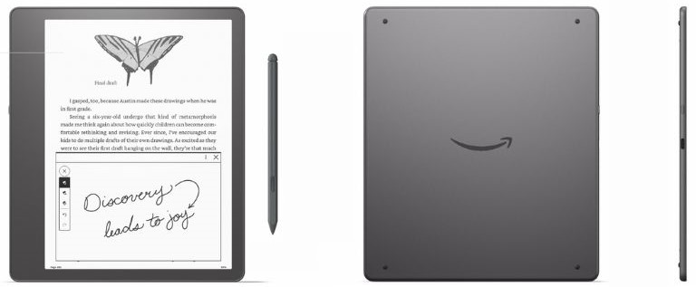 aper&ccedil;u liseuse Kindle Scribe Amazon notes lecture