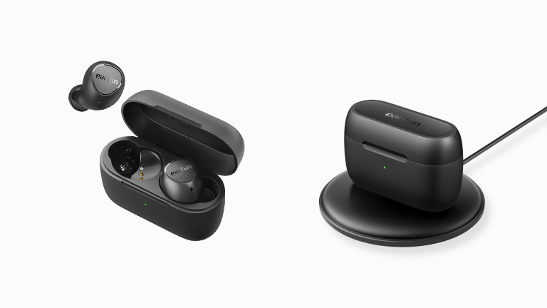 Les écouteurs EarFun Free 2 se recharge par USB-C ou recharge sans fil. Recharge écouteurs EarFun Free 2