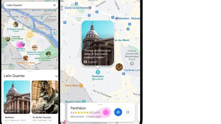 neighborhood vibes nouvelle fonction google maps