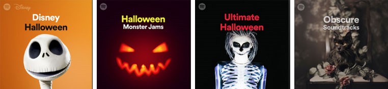 playlists thématique halloween spotify