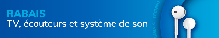 Rabais audio visuel écouteurs tv système de son