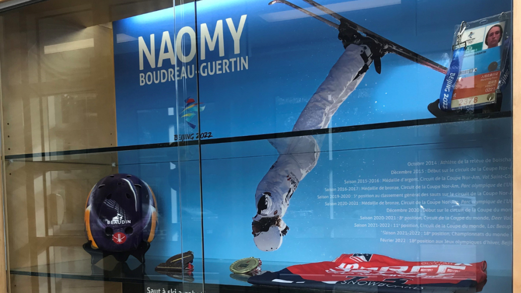 vitrine hommage naomy boudreau-guertin