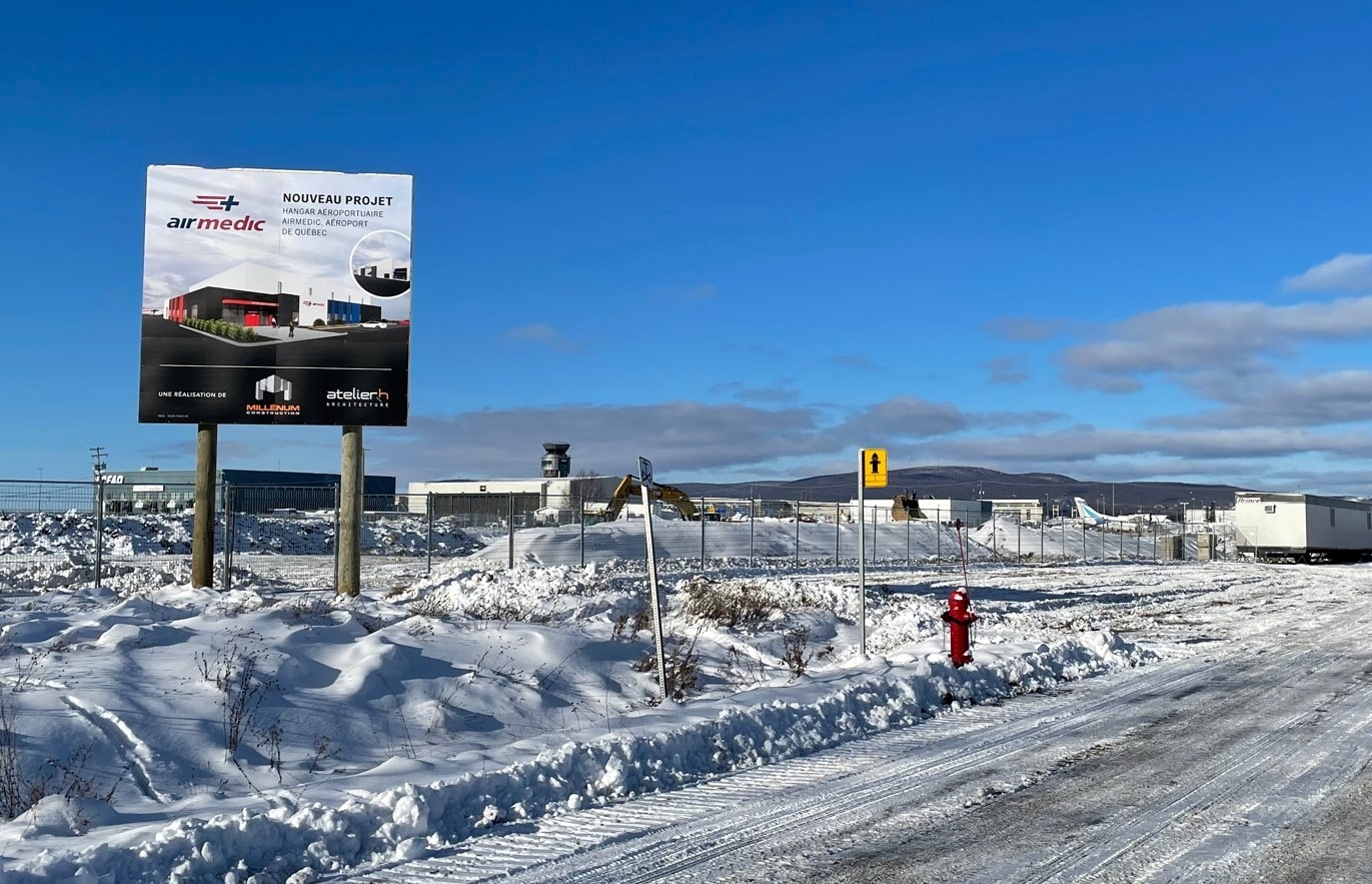 Nouvelles installations Airmedic &agrave; YQB