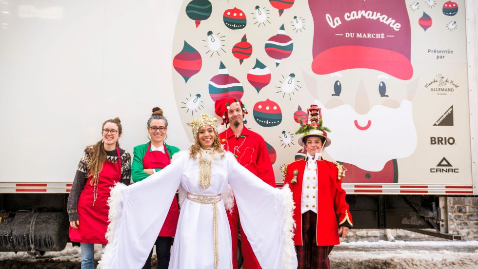 Caravane du Marché de Noël allemand de Québec