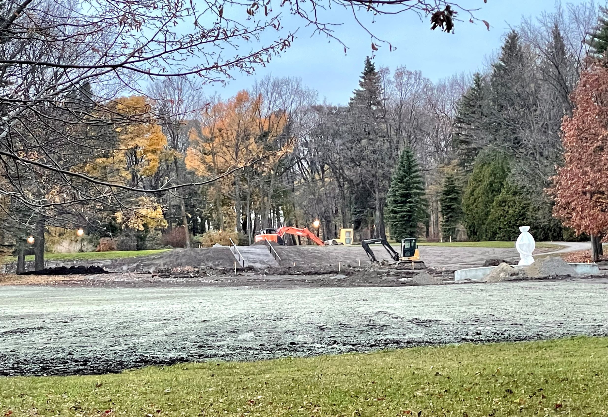 Démantèlement Mosaïcultures Bois-de-Coulonge