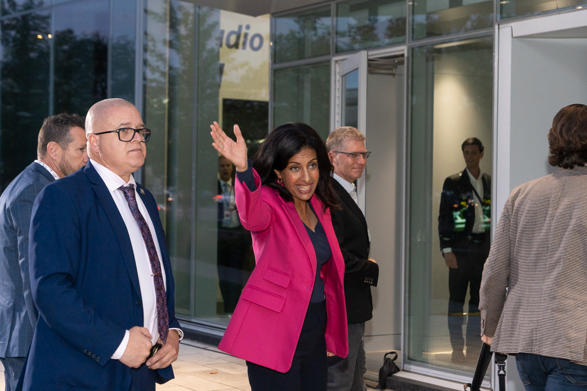 Dominique Anglade lors de son passage au Débat des chefs.