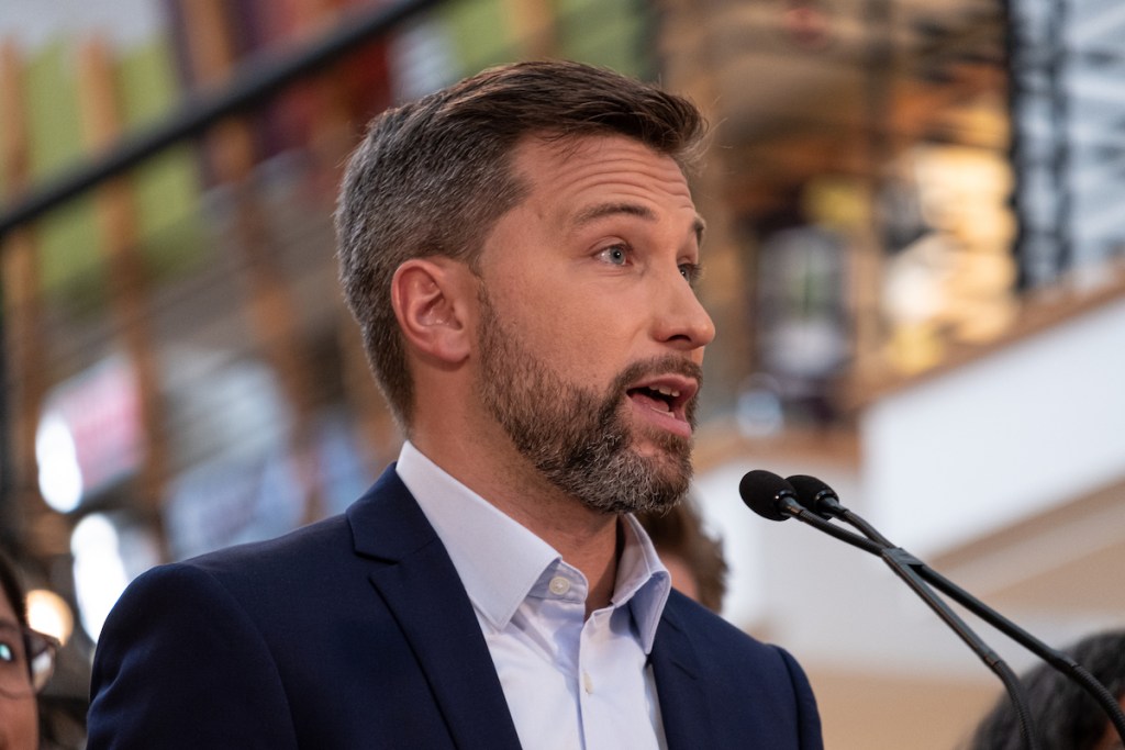 Gabriel Nadeau-Dubois, candidat dans Gouin et porte-parole de Québec solidaire.
