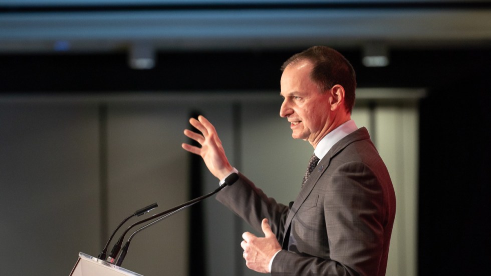 Le Ministre des Finances, Éric Girard