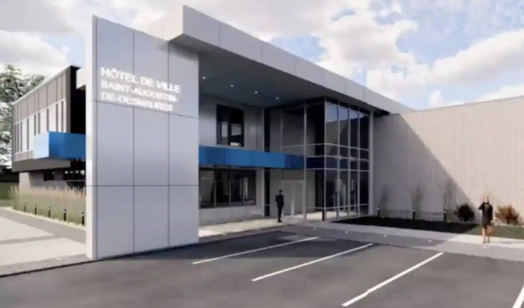 Esquisse rénos hôtel de ville de Saint-Augustin