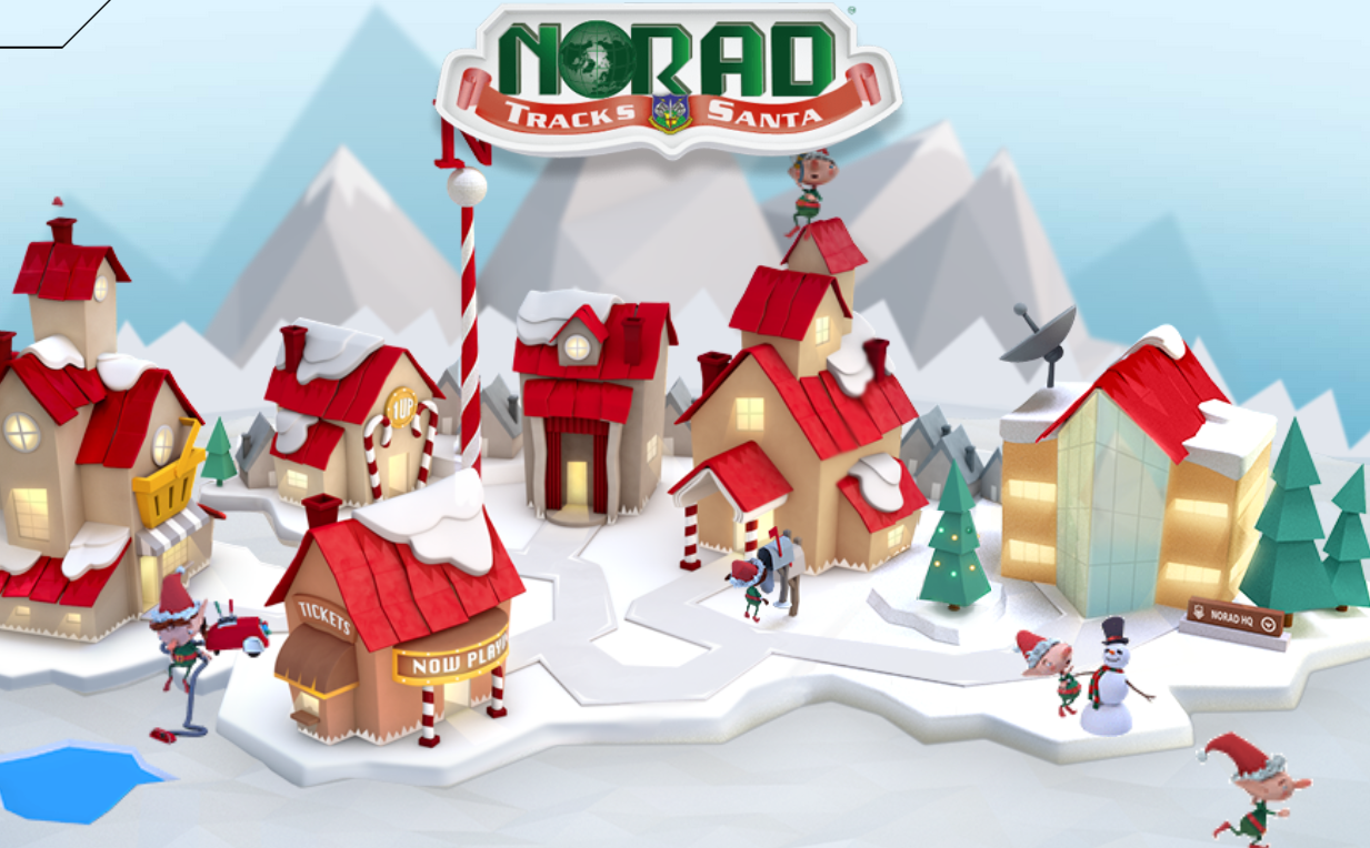 Périple 2022 du père Noël suivi par NORAD