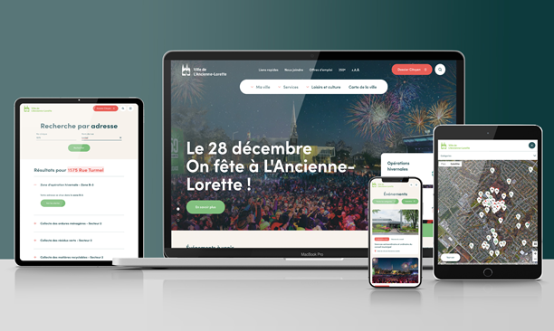 Nouveau site Internet L'Ancienne-Lorette
