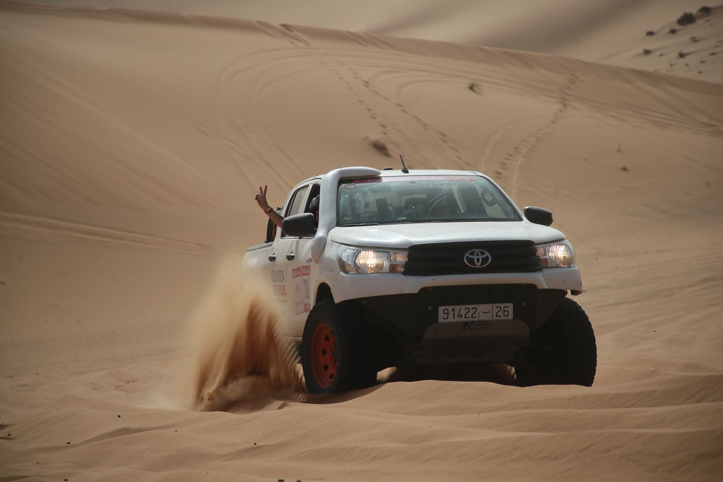 Voisines funny du Sahara au rallye Rose des sables 2022