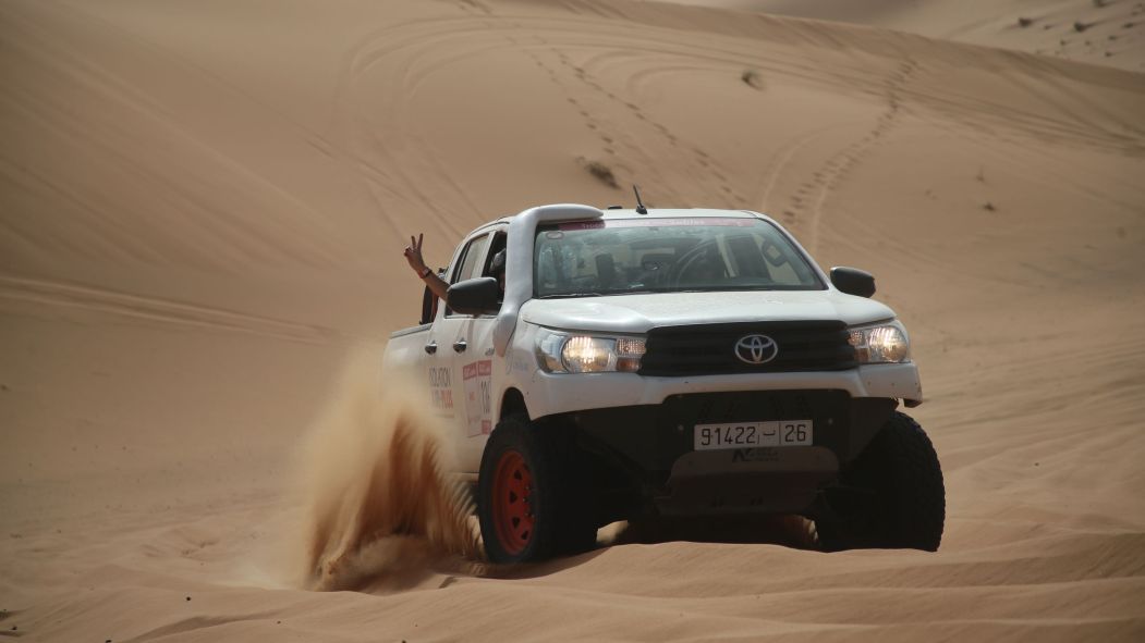Voisines funny du Sahara au rallye Rose des sables 2022