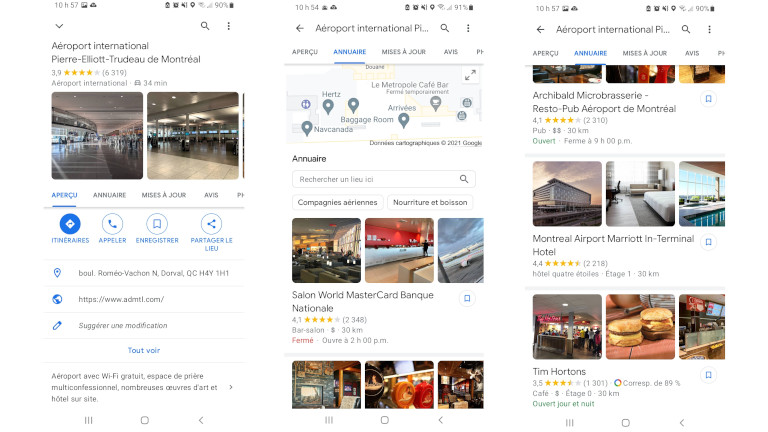 annuaire repertoire google maps achalandage magasins