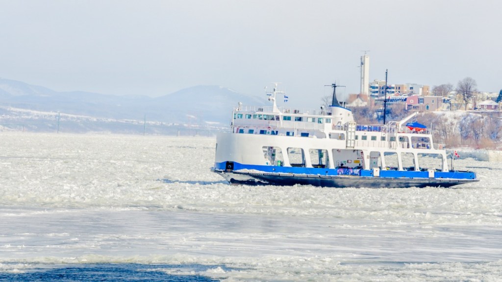 traversier québec lévis en hiver