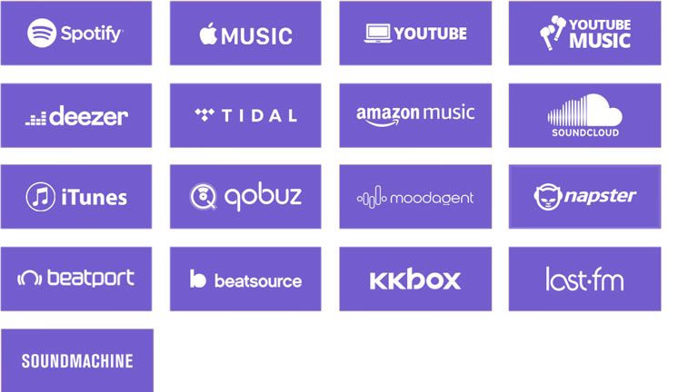 TuneMyMusic compatible services diffusion continu populaires apple youtube spotify