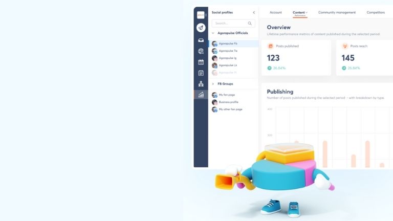 agorapulse gestion m&eacute;dias sociaux outil rapports