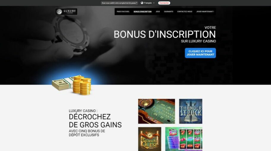 luxury casino bonus