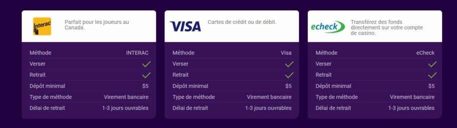 jackpot city paiement