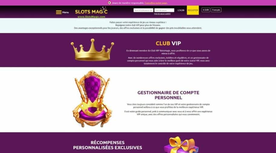 slot magic VIP