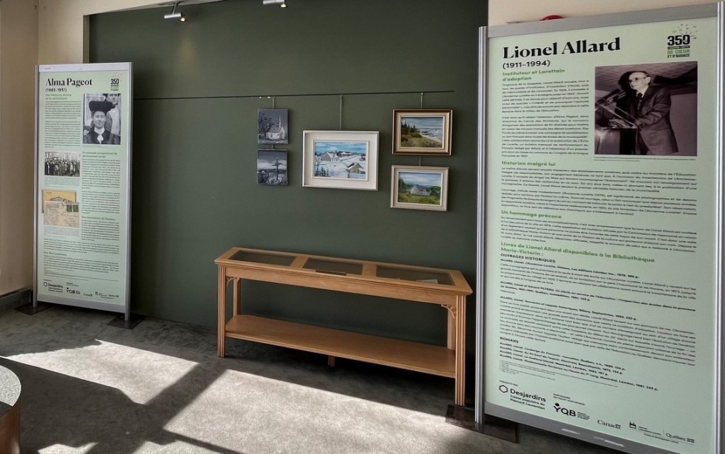 Exposition thématique 350e L'Ancienne-Lorette