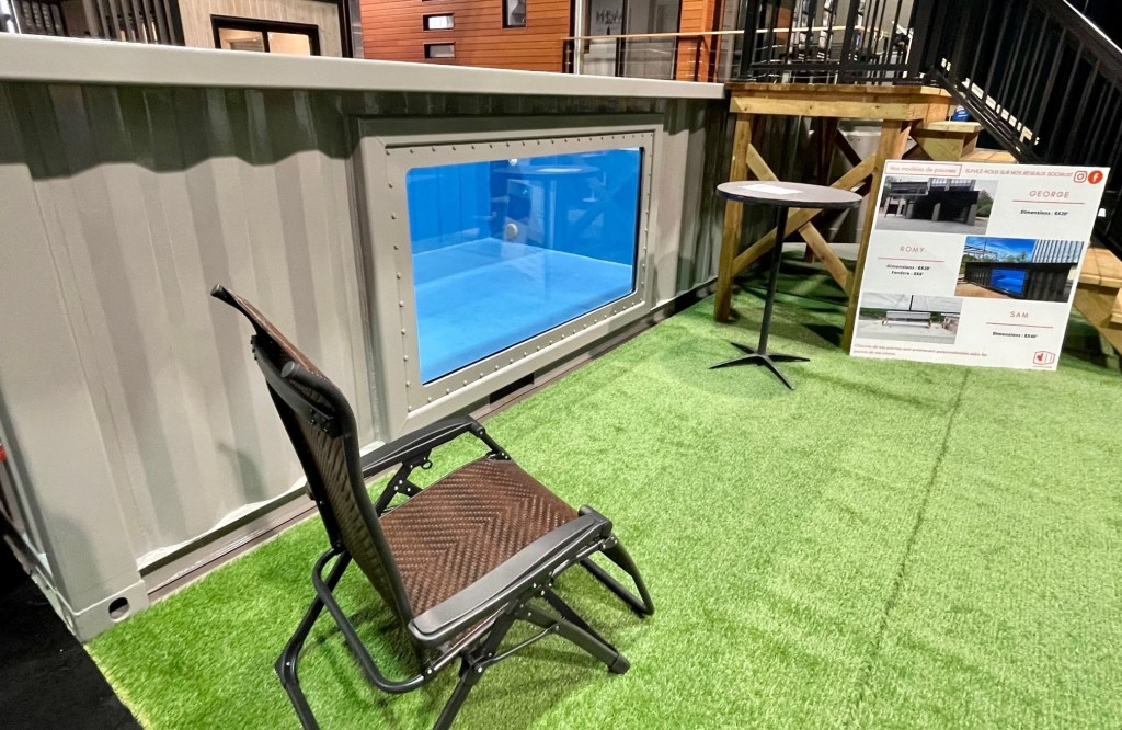 Expo habitat Québec 2023 piscine conteneur