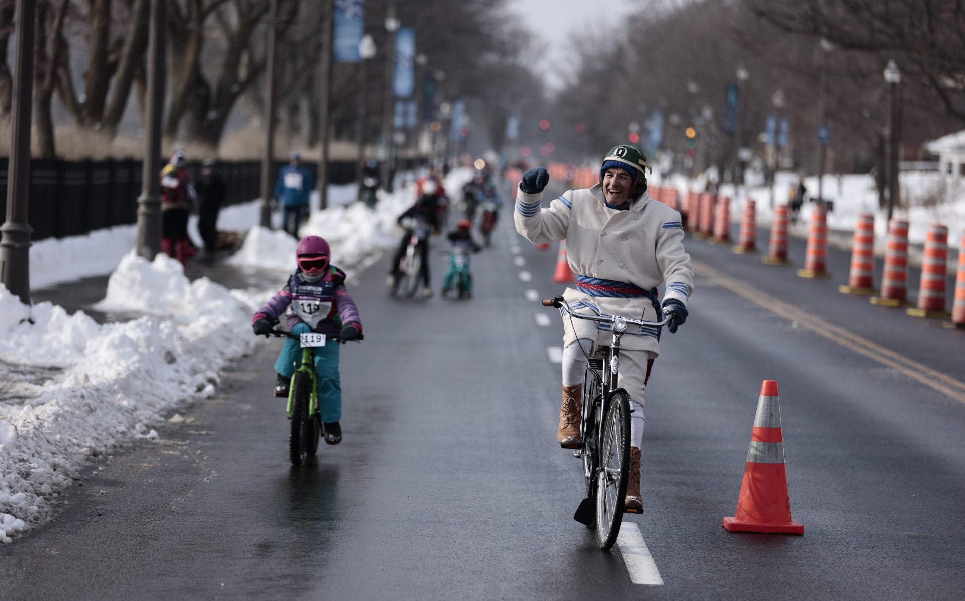 Pentathlon des neiges Défi familles 2023