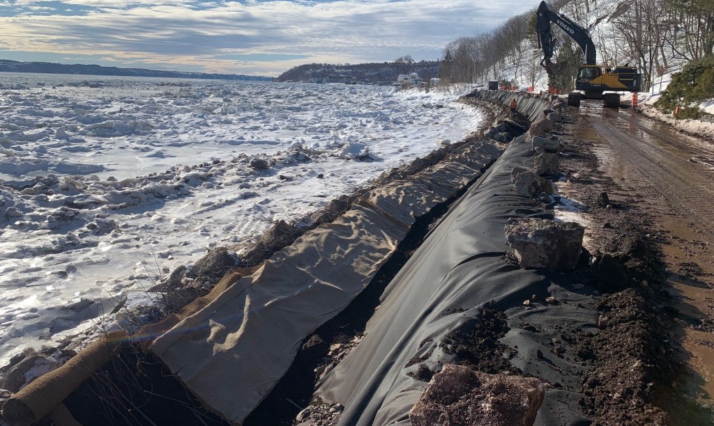 Plage Jacques-Cartier stabilisation phase I