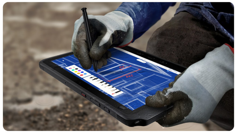 Galaxy Active 4 Pro tablette gants