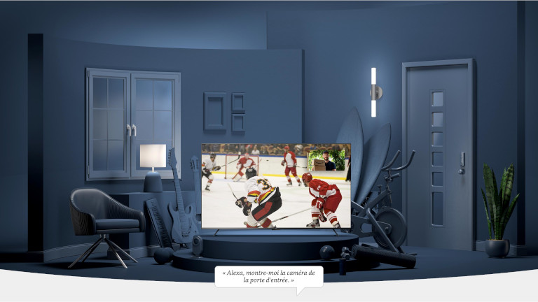 On peut directement lancer des commandes vocales à notre téléviseur Fire TV Série Omni d'Amazon. Commandes vocales Amazon Fire TV Omni