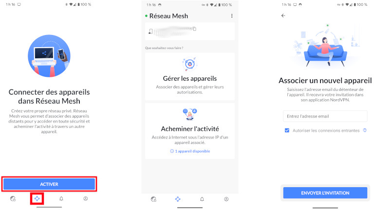 Comment cr&eacute;er r&eacute;seau Meshnet NordVPN