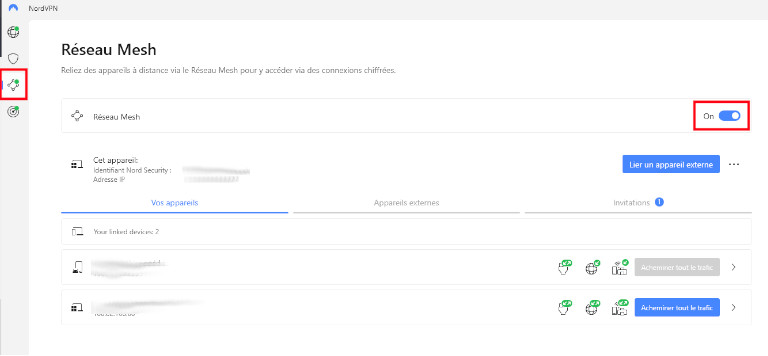NordVPN Comment cr&eacute;er un r&eacute;seau meshnet avec un ordinateur