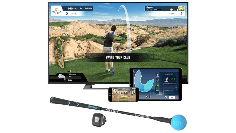 Phigolf simulateur golf t&eacute;l&eacute;vision tablette t&eacute;l&eacute;phone